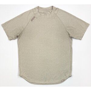 Legends Mens Enzo Performance T-Shirt Size Large Active Athletic Gym Run Khaki